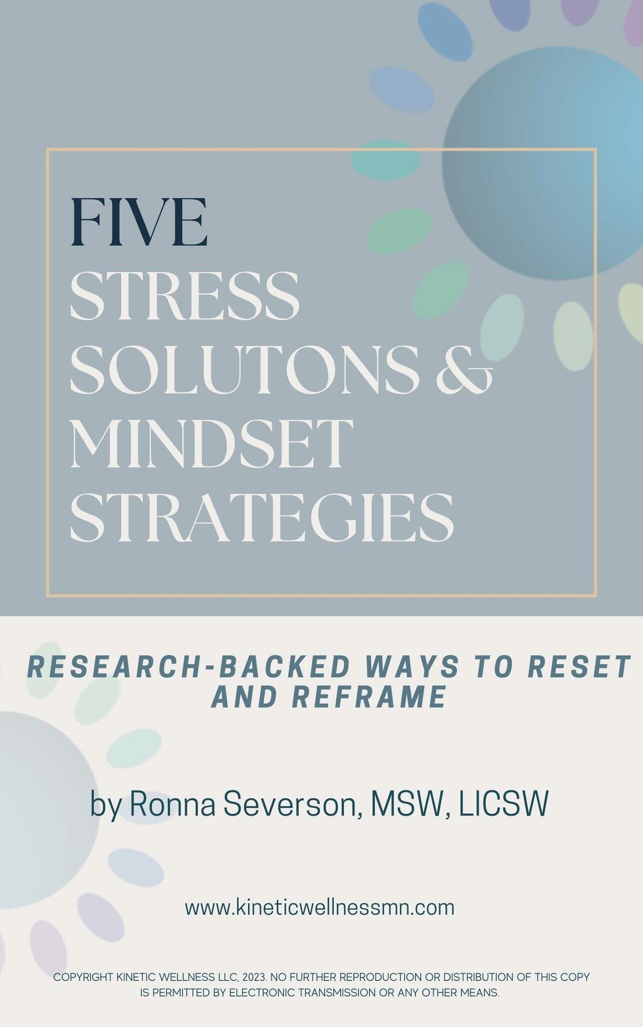 5 RESEARCH BACKED STRESS SOLUTIONS AND MINDSET STRATEGIES